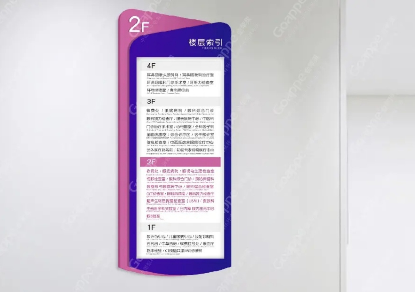 西安市第四醫(yī)院標(biāo)識導(dǎo)示系統(tǒng)